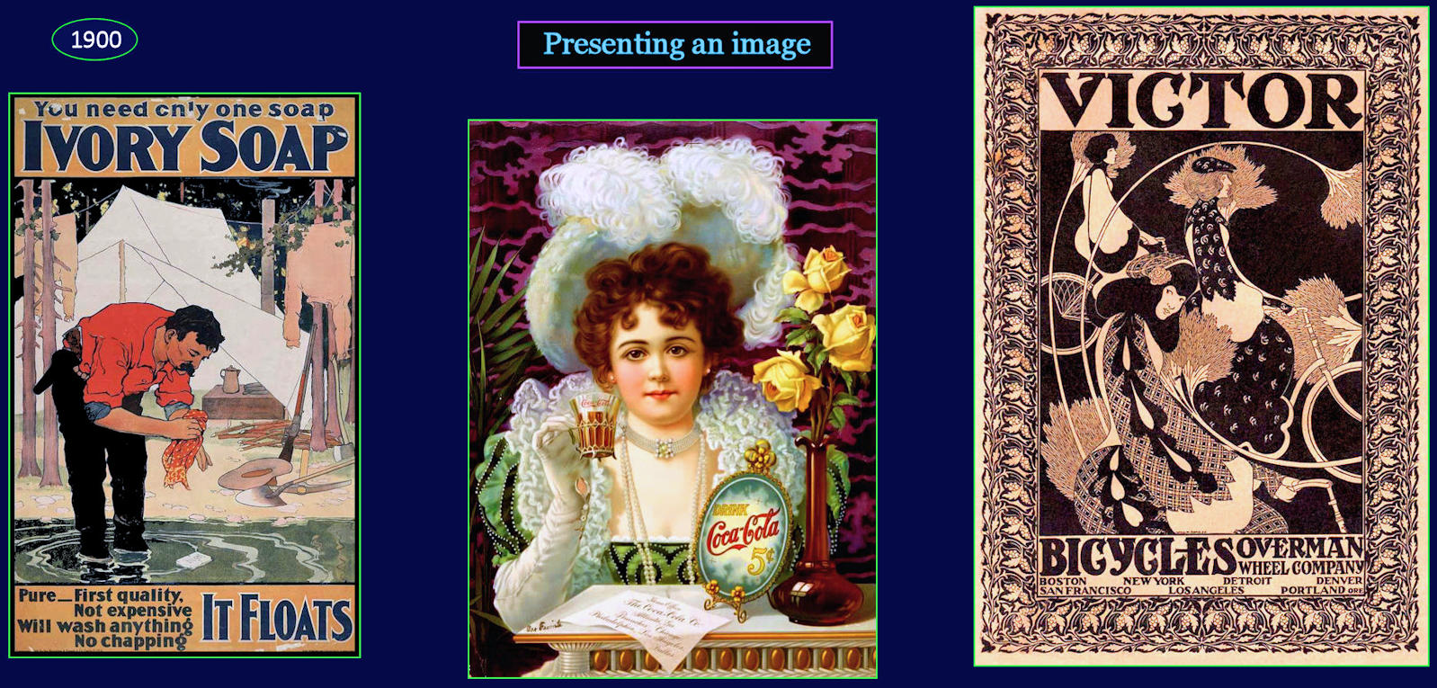 Corporate image advertising, 1890